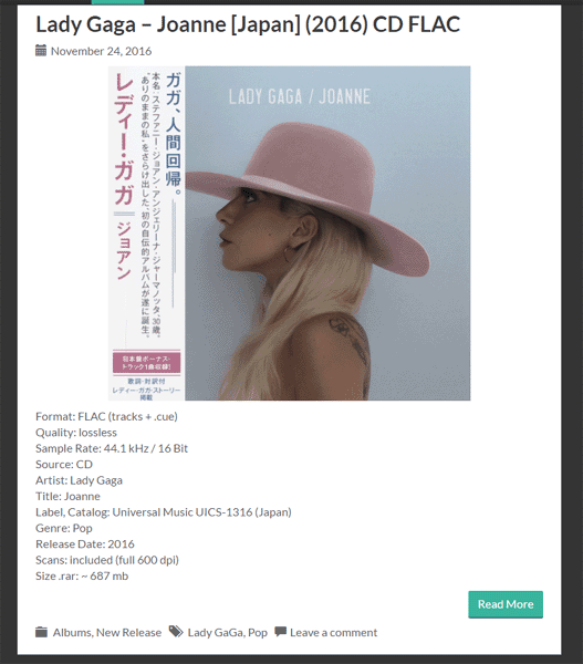 最新洋楽をまるごとアップしている無法音楽サイト Lossless Pw お得web