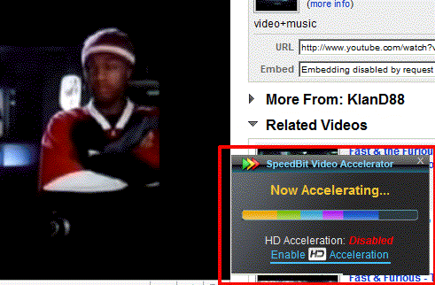 SpeedBit Video Accelerator　shot1