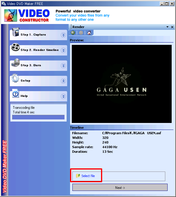 Video DVD Maker Free  Shot2