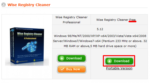 Wise Registry Cleaner　Shot2